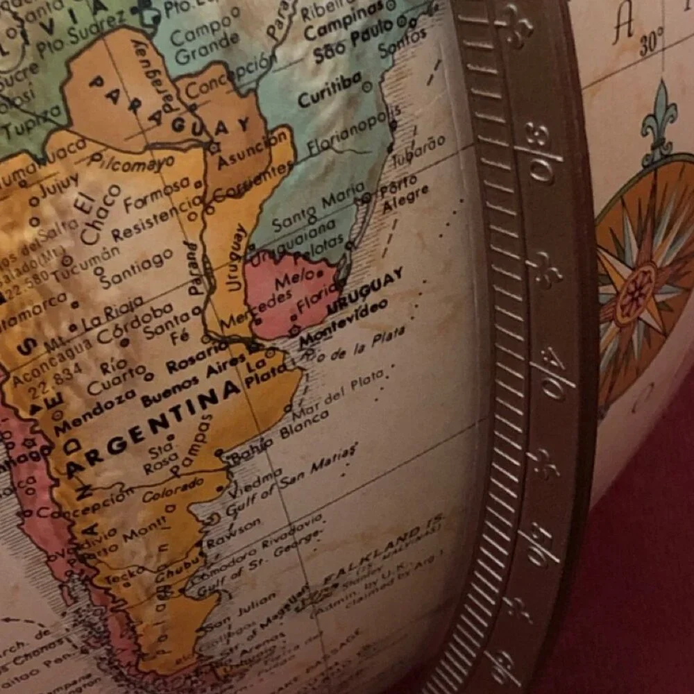 Morgan Globe 12” Diameter, by Replogle World Classic Series, Hardwood Base - Picture 3 of 16